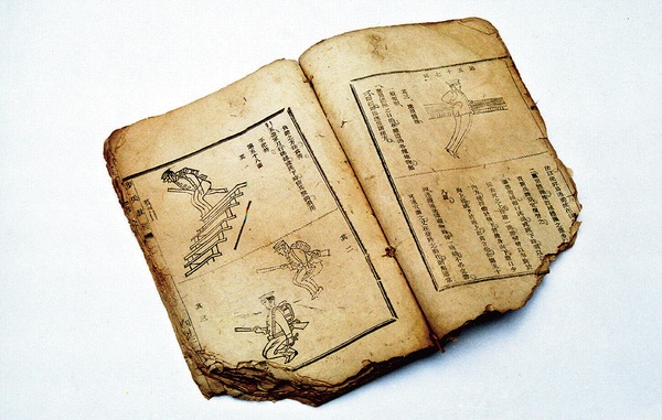 红军途经四川时为当地游击队留下的教科书。