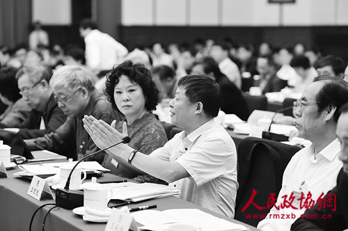 王智彪委员在会上发言 王智彪委员在会上发言