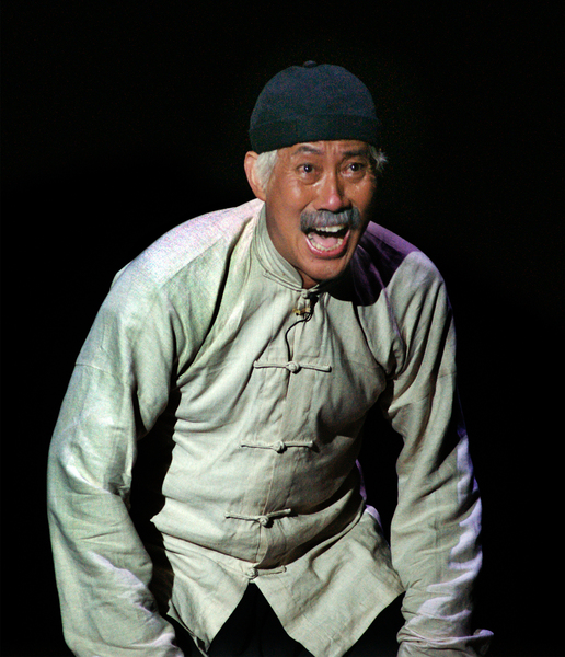 国家一级演员，中国戏剧梅花奖、中国话剧金狮奖获得者吴京安参与排演，饰演白嘉轩西安外事学院学生排演的现场。