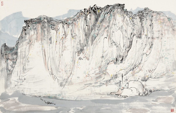 吴冠中 渡河 吴冠中 渡河