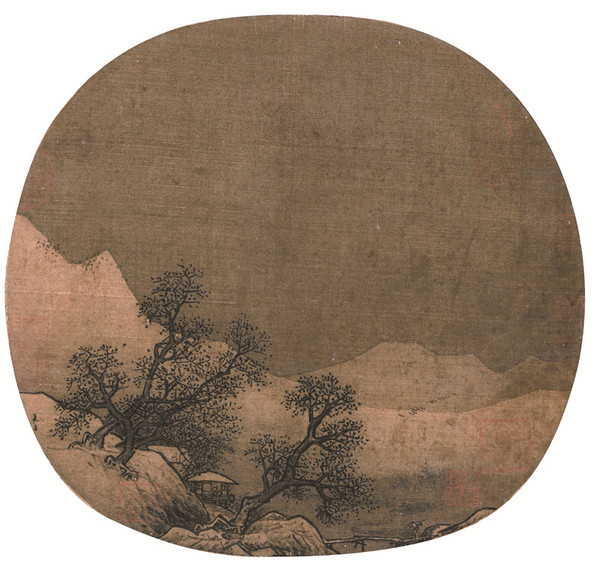 夏圭(南宋)  山庄暮雪图_副本 夏圭(南宋)  山庄暮雪图_副本