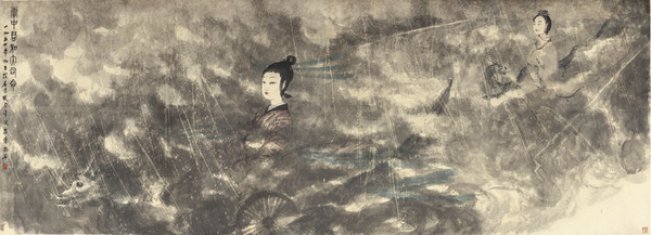 傅抱石 云中君和大司命 傅抱石 云中君和大司命