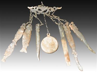 内蒙古多伦，辽代贵妃家族墓中的玉佩