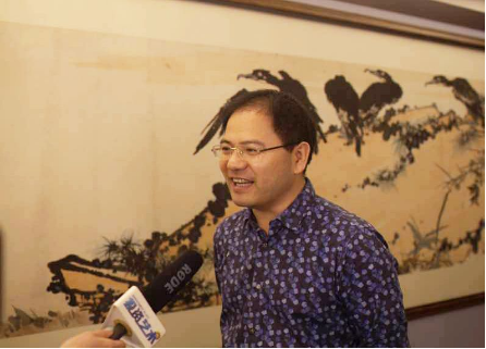 著名收藏家张加勇先生接受媒体采访 著名收藏家张加勇先生接受媒体采访