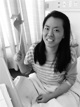 　祝杜鹃（30岁，江西玉山县人，再障病患者）