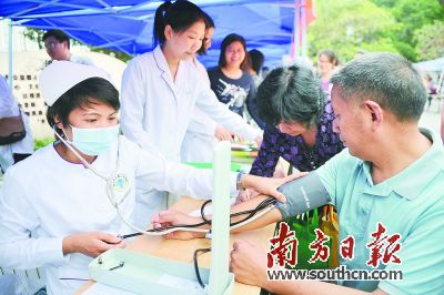 爱心义诊现场 爱心义诊现场