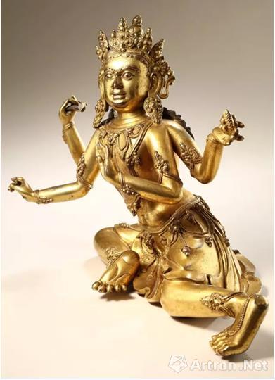 明永乐 毗湿奴 汉藏风格（北京宫廷）估价：RMB 5，500，000-6，500，000 北京保利