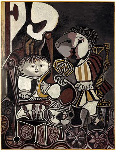 2012年11月5日，大连万达集团斥资1.72亿人民币在佳士得纽约拍卖夜场拍得毕加索名作《两个小孩》