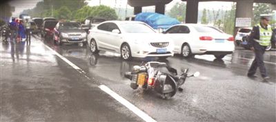 图为事故现场。