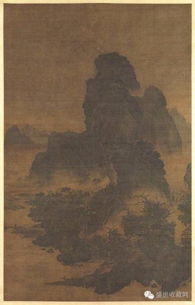 《仿范宽山水图》 北宋佚名