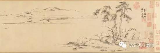 《双松平远》 赵孟頫