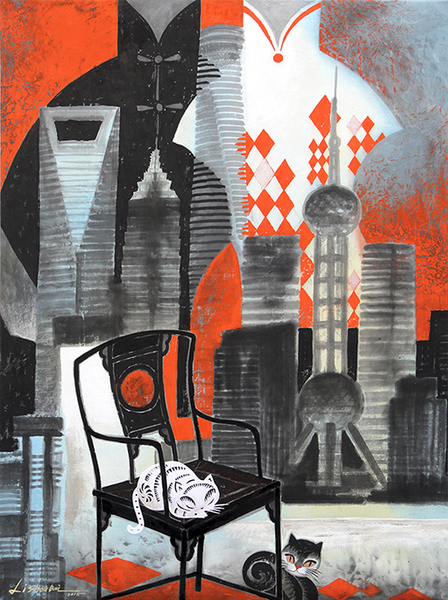 10《申life·红》Shen Life ~ Rouge 100-73cm 2015 10《申life·红》Shen Life ~ Rouge 100-73cm 2015