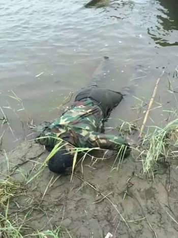 辽宁海城太子河现男尸