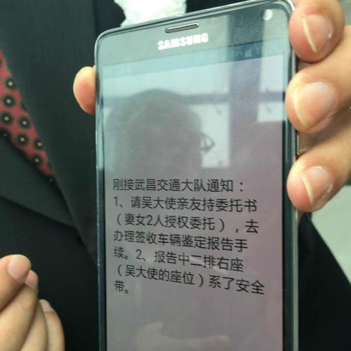 吴建民前秘书:报告证明吴建民事发时已系安全带