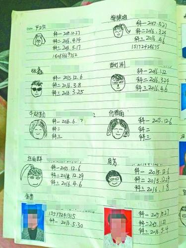 信息记录本无图无真相 驾校教练手绘“登记照”