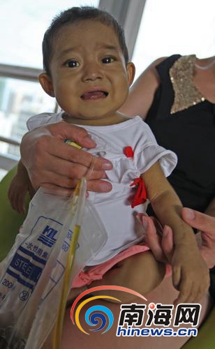 　生病的小婷。