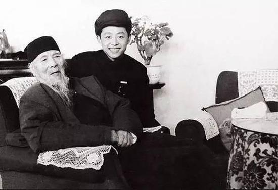 齐白石与黄永玉