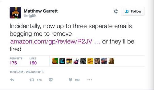 美国买家给差评遭中国商家邮件轰炸:给了一星写了八百字评价