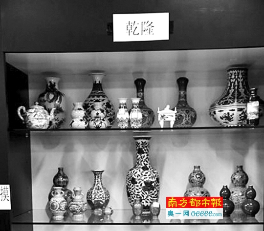 邱季端的部分陶瓷藏品。网络图片