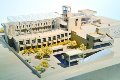 张天翼设计的度假酒店模型 张天翼设计的度假酒店模型