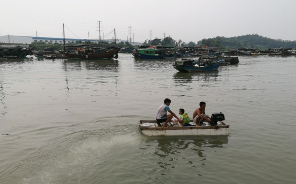 新华社照片，钦州（广西），2016年8月2日
    “妮妲”携风带雨进入广西
    8月2日，钦州市龙门渔港渔民在风雨来临前将孩子接回家。
    当日下午，台风“妮妲”进入广西，部分地区出现明显风雨天气，广西气象台发布台风黄色预警和暴雨橙色预警。
    新华社记者 黄孝邦 摄