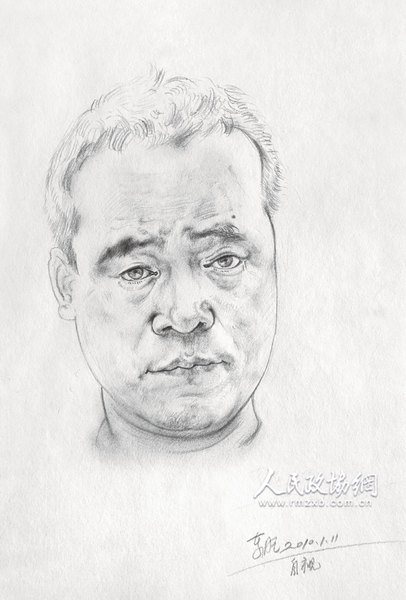 忻东旺自画像 忻东旺自画像