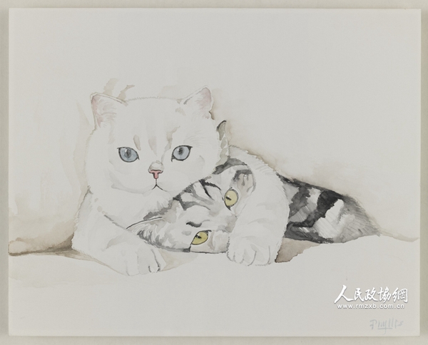 《霸道》 纸本水彩 忻省池 《霸道》 纸本水彩 忻省池