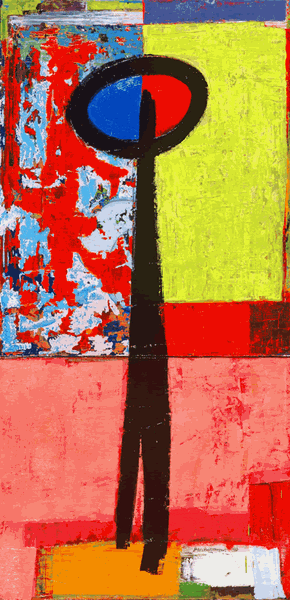 加拿大 - 杰弗里比利扎德 -《无题》- 油画 - 60cm 120cm