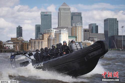 图为演习现场。2