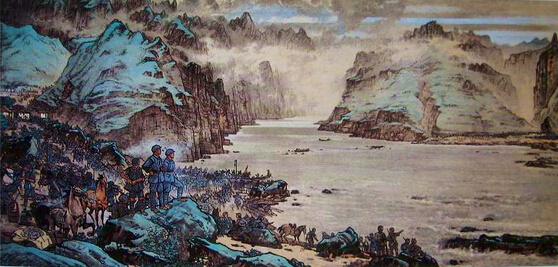 《巧渡金沙江》 宗其香 1959年 《巧渡金沙江》 宗其香 1959年