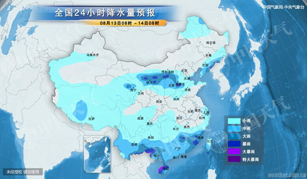 周末十余省区有强降雨 黄淮等高温闷热