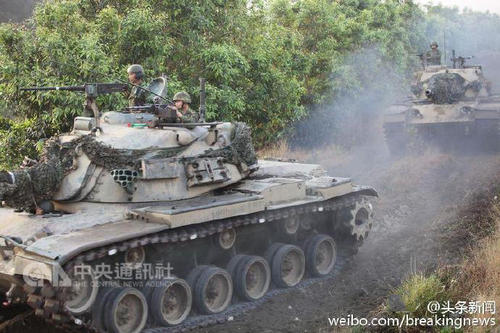 据此前报道，台“陆军”八军团“政战主任”杨威武表示，564旅一辆CM11坦克上午10时30分左右，操演完成返回部队途中，因战车左边履带卡住，从网纱溪桥上翻覆落水，桥高约3米，车上共5人，司机逃出，其余4人送医急救，情况危急，但均已没有生命迹象。