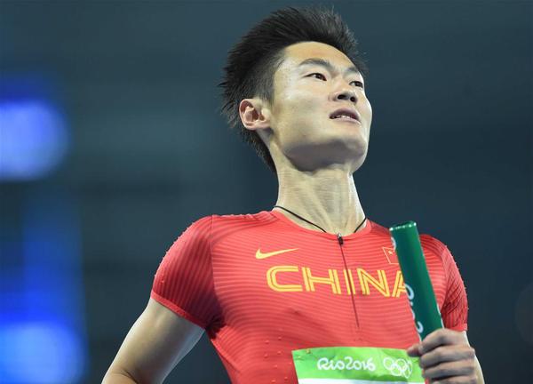 男子4x100米接力决赛：中国队获第四名2