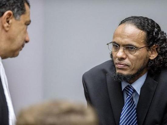 案件主犯马赫迪在审判庭上