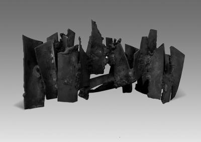 熊秉明,《笔架》100 20 6.5cm雕塑