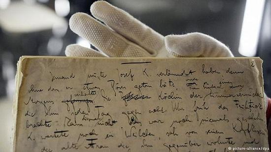 卡夫卡《审判》手稿