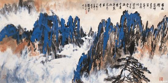 刘海粟的丈二匹黄山图真只有十张？