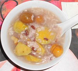 扁豆栗子粥 扁豆栗子粥
