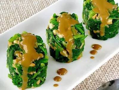 芝麻酱拌菠菜 芝麻酱拌菠菜