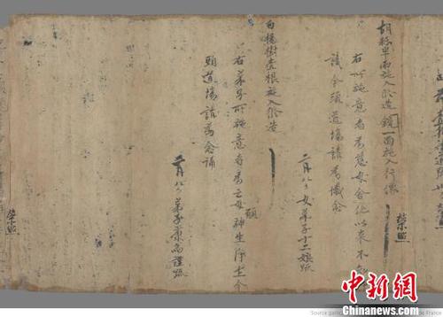 图为部分敦煌研究院考古文献资料?！《鼗脱芯吭汗┩?摄