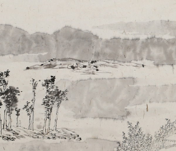 最爱湖东行不足，绿杨阴里白沙堤（局部）