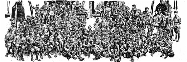 连环画作品《地球的红飘带》中，沈尧伊将真实性贯彻始终