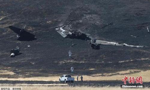 美空军一U2型侦察机起飞后坠毁 飞行员1死1获救