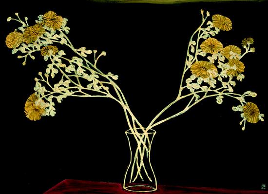 常玉 《瓶菊》 1950 年作 估价： 20，000，000-30，000，000 港元（图及资料源佳士得）