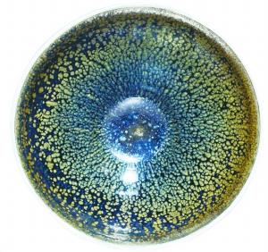 南宋建窑“油滴天目”茶盏 南宋建窑“油滴天目”茶盏