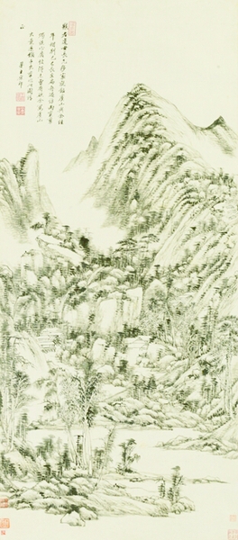 王原祁《庐山胜景》 王原祁《庐山胜景》