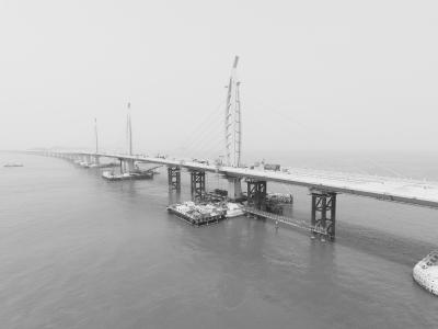 港珠澳大桥主体桥梁贯通 多家在鄂央企参与建设(图)