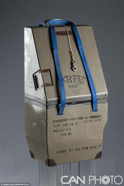 资料图：即将拍卖的飞机物品。