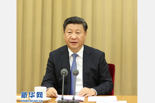 9月29日，中共中央在北京举行学习《胡锦涛文选》报告会。中共中央总书记、国家主席、中央军委主席习近平在会上发表重要讲话。 新华社记者兰红光 摄