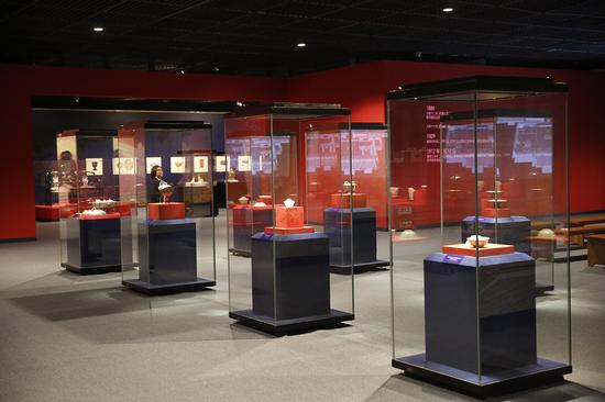 展区的展品陈列